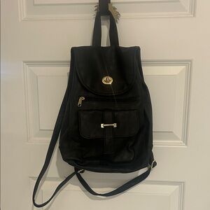 Elegant Black Backpack for Women